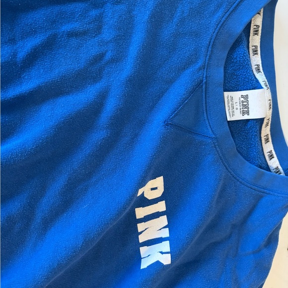 Victoria's Secret Blue PINK Sweatshirt early 2000s - Picture 3 of 10